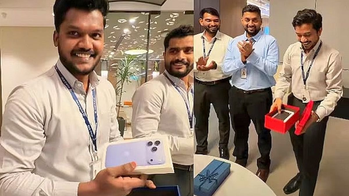 প্রতিষ্ঠানের সাফল্যে সব কর্মীকে আইফোন উপহার দিলেন মালিক